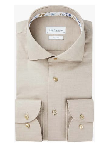 PROFUOMO Blouse - slim fit - beige