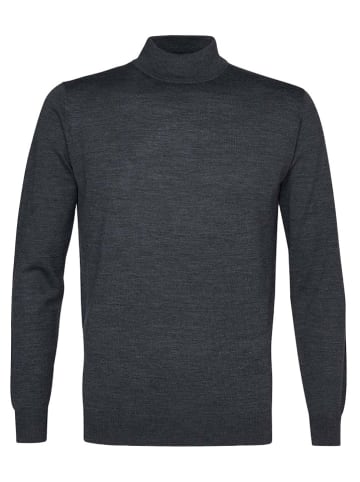 PROFUOMO Wollpullover in Anthrazit