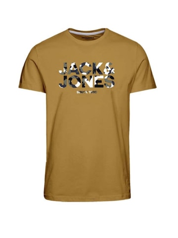 JACK & JONES Junior Koszulka "James" w kolorze jasnobrązowym