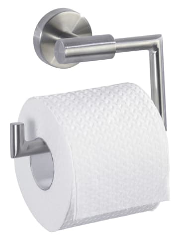 Wenko Toiletrolhouder "Bosio" zilverkleurig - (B)15 x (H)10,5 cm