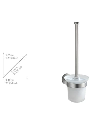 Wenko Toiletborstelgarnituur "Bosio" wit - (H)35 cm