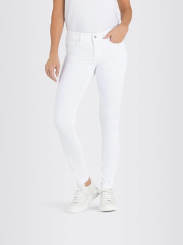 MAC Dżinsy "Dream" - Skinny fit - w kolorze białym