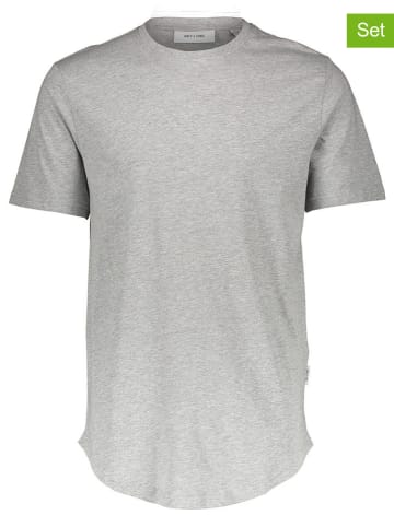 ONLY & SONS 5-delige set: shirts zwart/grijs/wit
