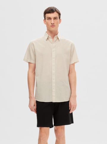 SELECTED HOMME Koszula w kolorze kremowym