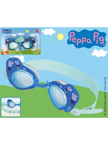 Happy People Okulary "Świnka Peppa" w kolorze niebieskim do pływania - 3+