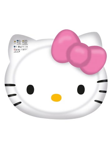 Happy People Materac dmuchany "Hello Kitty" w kolorze biało-jasnoróżowym - 18 m+
