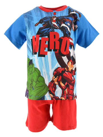 MARVEL Avengers Pyjama "Avengers Classic" blauw/rood/meerkleurig