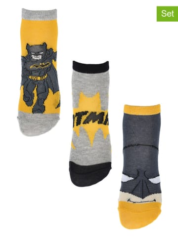 Batman 3er-Set: Socken "Batman" in Bunt
