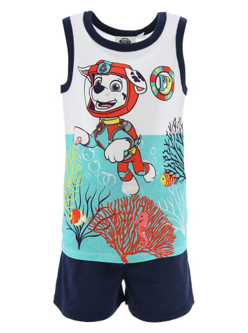 Paw Patrol 2-delige outfit "Paw Patrol" wit/donkerblauw
