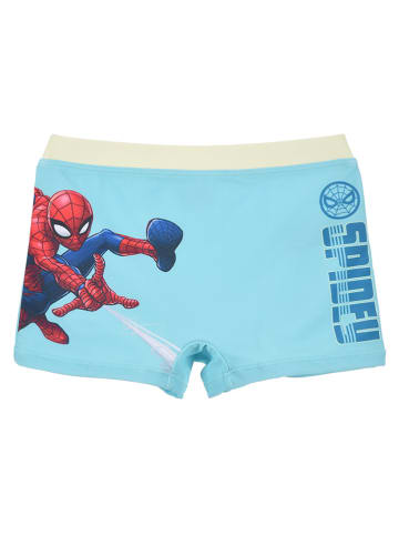 Spiderman Kąpielówki "Spider-Man" w kolorze błękitno-czerwonym