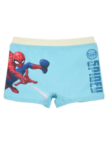 Spiderman Kąpielówki "Spiderman" w kolorze błękitno-czerwonym