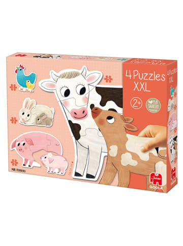 Jumbo 14tlg. Puzzle "Tiermütter und ihre Babys" in Bunt - ab 2 Jahren