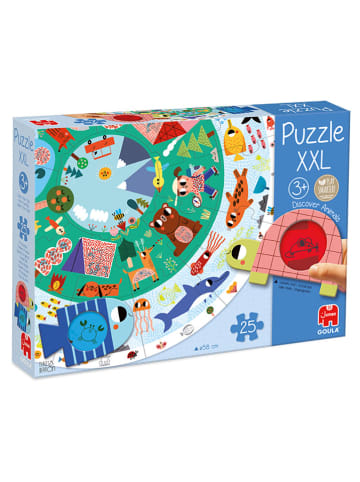 Jumbo 25tlg. Puzzle "Tiere entdecken" in Bunt - ab 3 Jahren