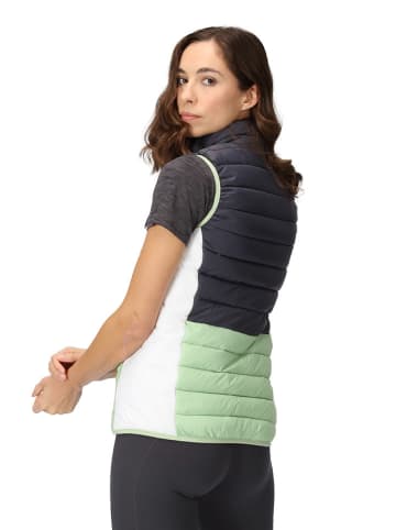 Regatta Doorgestikte bodywarmer "Harrock" zwart/groen