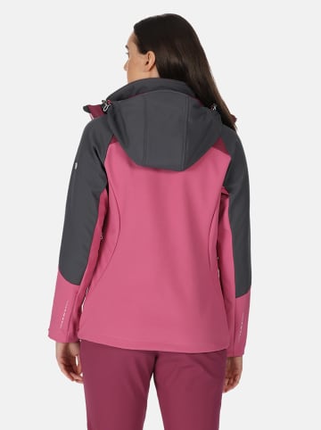 Regatta Softshelljacke "Desoto VIII" in Rosa/ Lila/ Anthrazit