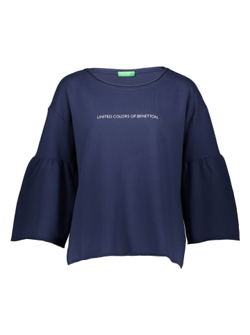 Benetton Sweatshirt in Dunkelblau