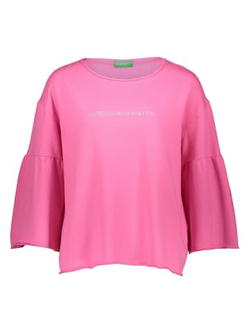 Benetton Sweatshirt in Rosa