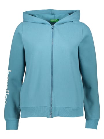 Benetton Sweatjacke in Hellblau