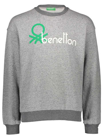 Benetton Sweatshirt in Hellgrau