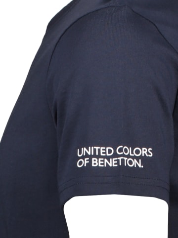 Benetton Koszulka w kolorze granatowym