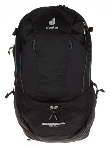 Deuter Wanderrucksack "Trans Alpine 32 EL" in Schwarz - (B)30 x (H)60 x (T)15 cm