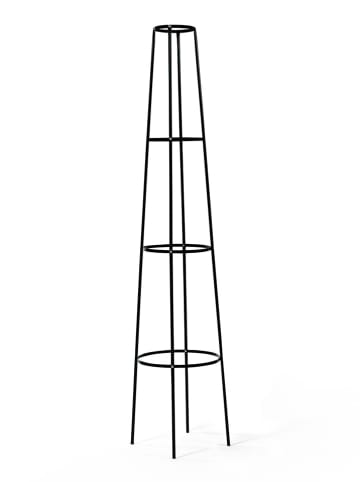 Inkazen Kwiatowy stojak w kolorze czarnym - dł. 200 cm
