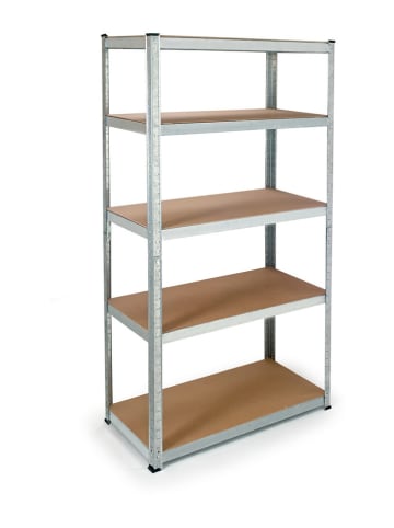 Inkazen Rek naturel/grijs - (B)90 x (H)180 x (D)40 cm