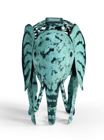 Inkazen Ledsolarlamp turquoise - (B)28 x (H)21 x (D)13,5 cm