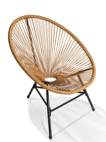 Inkazen 3-delige tuinmeubelset beige/zwart