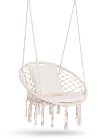 Inkazen Hangfauteuil crème - (B)60 x (H)120 x (D)50 cm