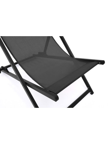 Inkazen 2-delige set: ligstoelen antraciet - (B)102 x (H)82 x (D)61 cm