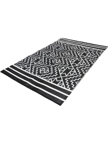 Inkazen Outdoor-tapijt zwart/wit