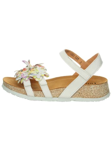 Think! Leren sandalen wit/meerkleurig