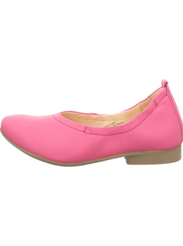 Think! Leren ballerina's roze
