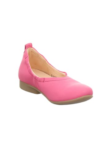 Think! Leder-Ballerinas in Pink