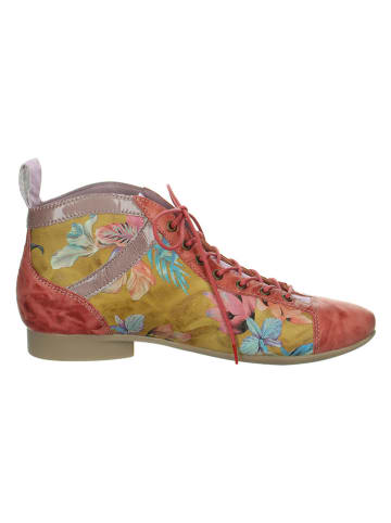 Think! Leren veterschoenen meerkleurig