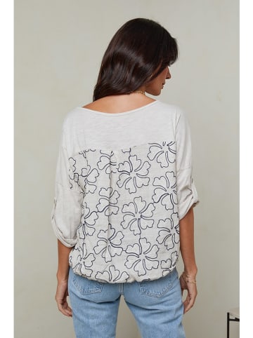 Le Monde du Lin Linnen blouse crème