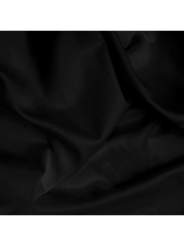 Elizabed Satin-Spannbettlaken in Schwarz