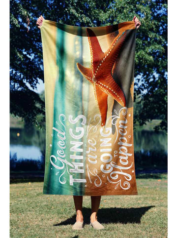 Elizabed Strandlaken "Good Things" meerkleurig/oranje