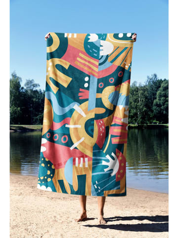 Elizabed Strandlaken "Move like Matisse" meerkleurig