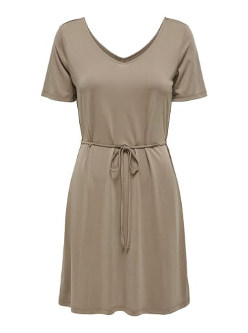 ONLY Kleid "Hannah" in Taupe