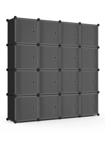 IDOMYA Essentials Multifunktionsschrank in Hellgrau - (B)124 x (H)124 x (T)31 cm
