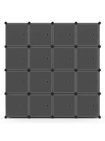 IDOMYA Essentials Multifunktionsschrank in Hellgrau - (B)124 x (H)124 x (T)31 cm