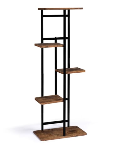 IDOMYA Essentials Regał "Elize" w kolorze brązowym na rośliny - 43 x 95 x 23,5 cm