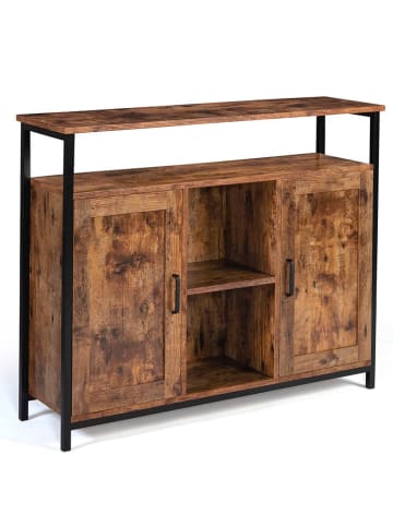 IDOMYA Essentials Sideboard "Elize" in Braun - (B)100 x (H)81 x (T)30 cm