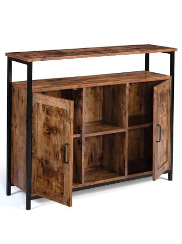 IDOMYA Essentials Sideboard "Elize" in Braun - (B)100 x (H)81 x (T)30 cm