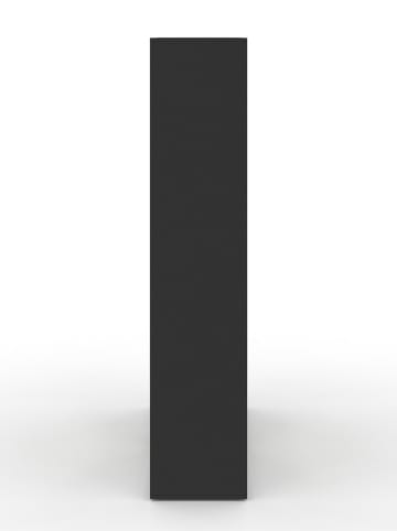 IDOMYA Essentials Bücherregal "Colette" in Schwarz/ Hellbraun - (B)104 x (H)143 x (T)30 cm