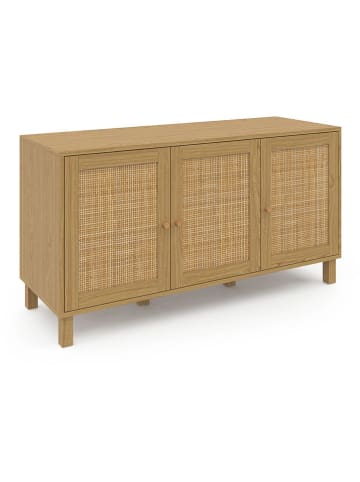 IDOMYA Essentials Sideboard "Erin" in Hellbraun - (B)113 x (H)60 x (T)40 cm