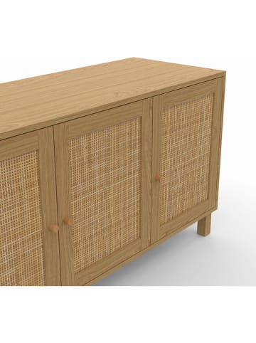 IDOMYA Essentials Sideboard "Erin" in Hellbraun - (B)113 x (H)60 x (T)40 cm