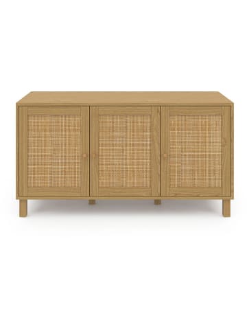 IDOMYA Essentials Sideboard "Erin" in Hellbraun - (B)113 x (H)60 x (T)40 cm